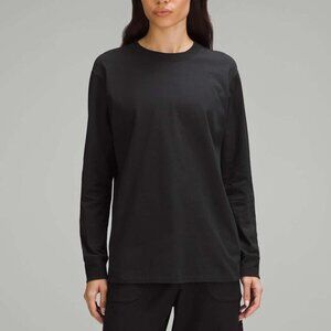 Lululemon All Yours Heavyweight Long-Sleeve Shirt in Black size 6 NWT